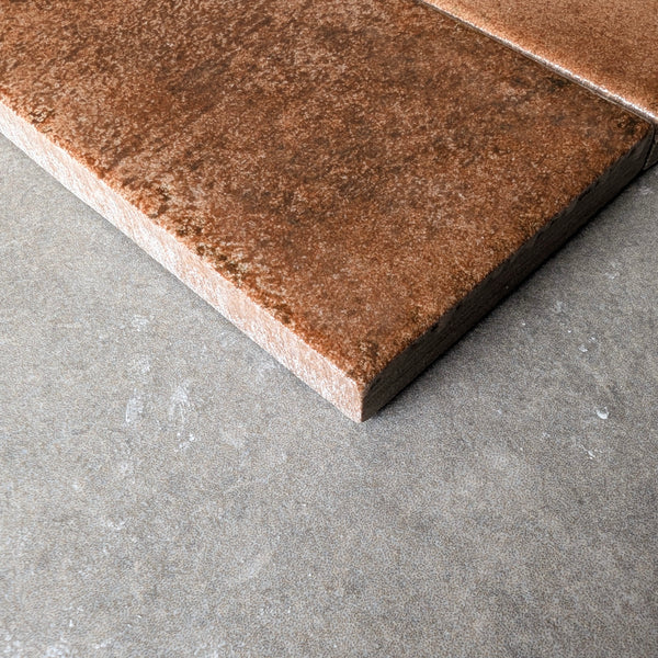 Realm Terracotta Slim Brick Wall Tile