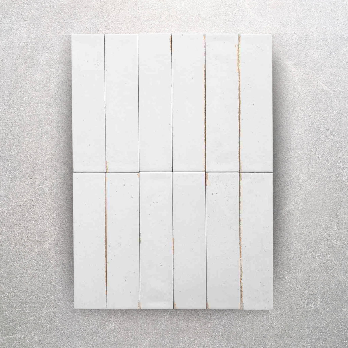 Realm White Slim Brick Wall Tile – Tiles360