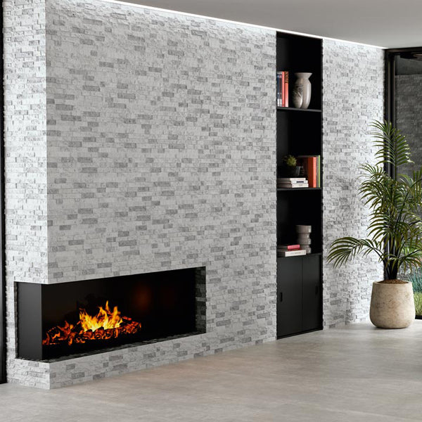 Ebro Split Face Light Grey Wall Tile
