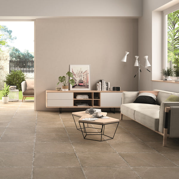 Calabria Light Brown 450x450mm Floor Tile