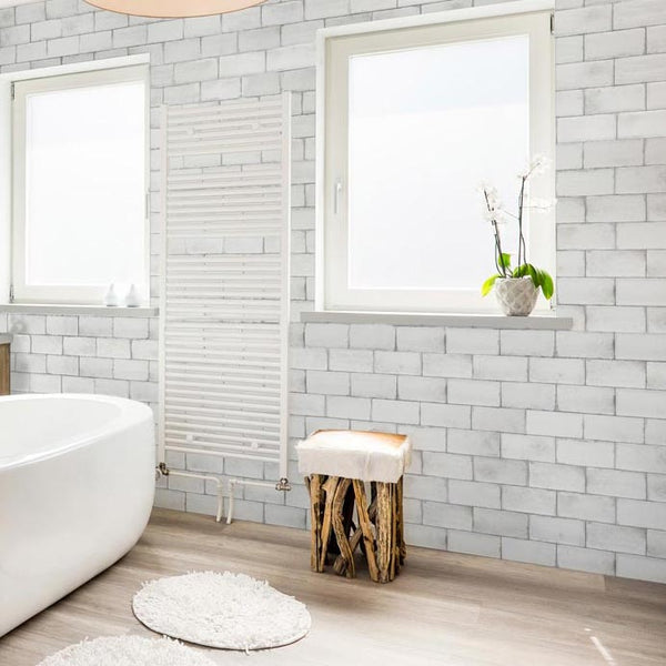 Dante White Brick Shaped Wall Tile