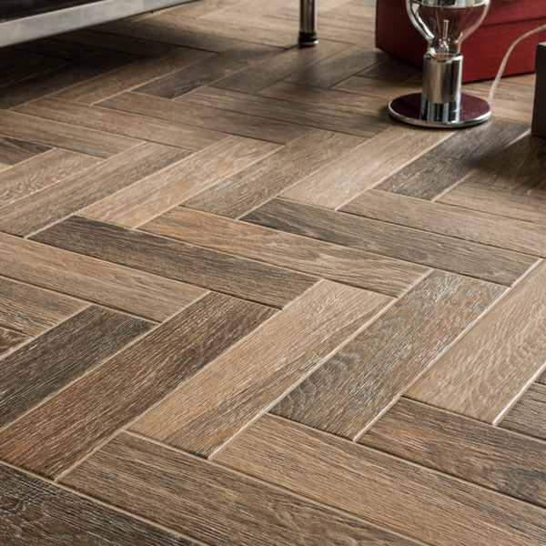 Suburb Brown Wall and Floor Tile