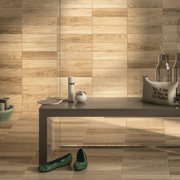 Suburb Oak Wall and Floor Tile