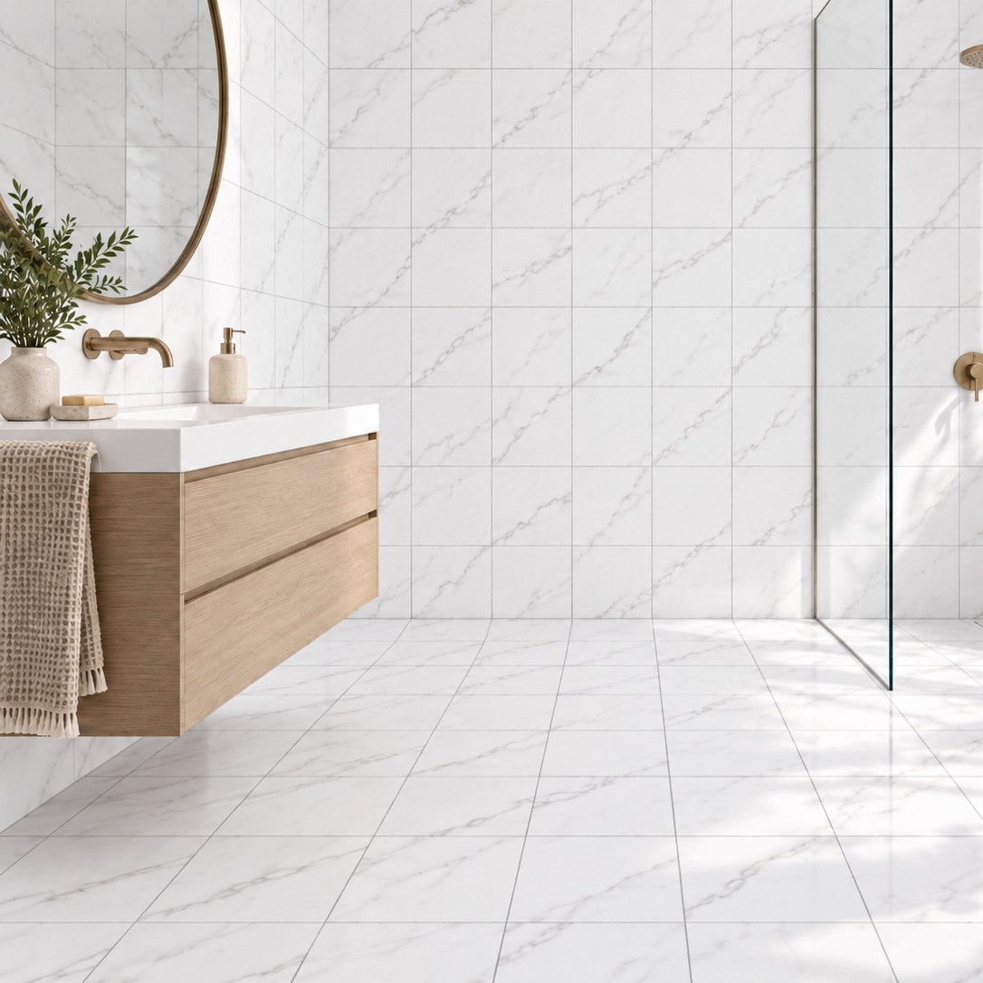 Renaissance Carrara Wall and Floor Tile