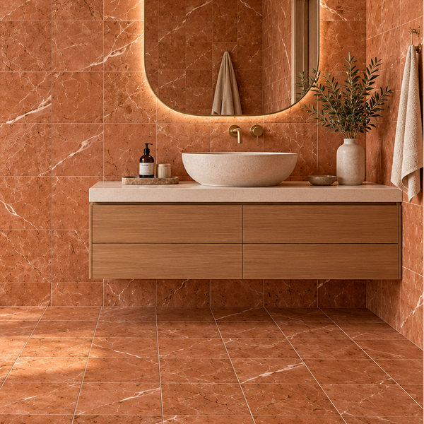 Renaissance Red Wall and Floor Tile