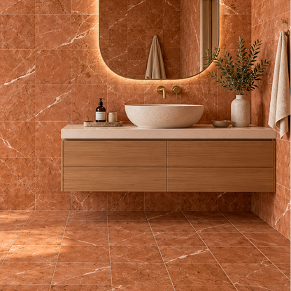 Renaissance Red Wall and Floor Tile