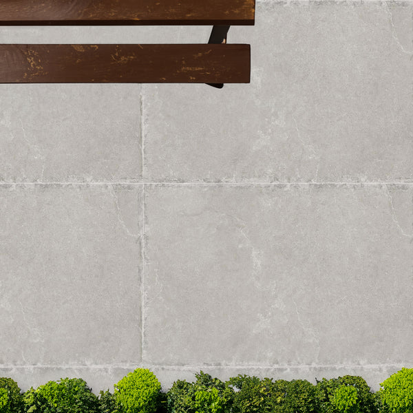 Calabria Slab Light Grey Outdoor Floor Tile