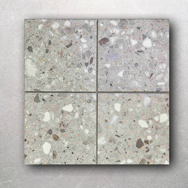 Dapper Grey Terrazzo Effect Small Wall and Floor Tile