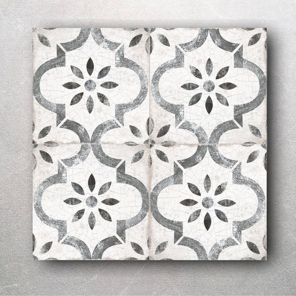 York Grey Victorian Wall And Floor Tile