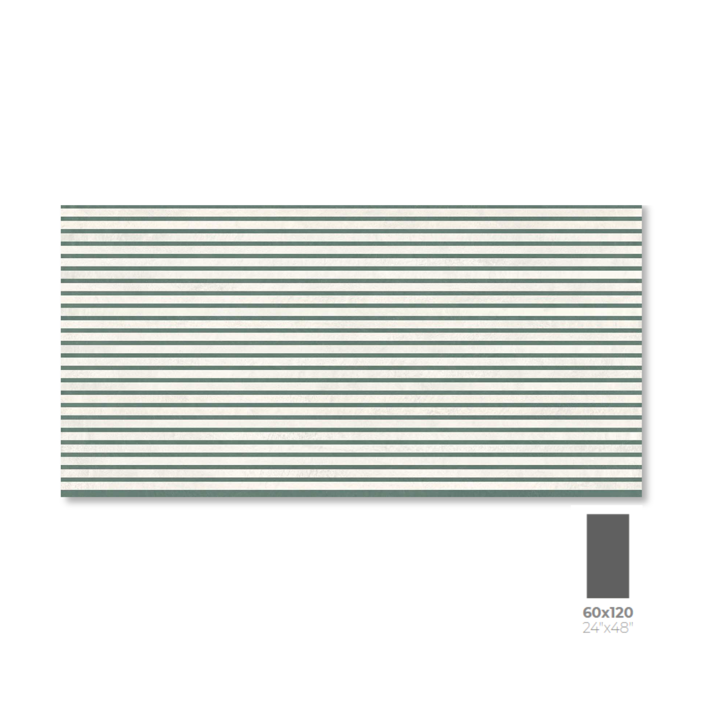 Labyrinth Grey and Green Stripe Wall Tiles