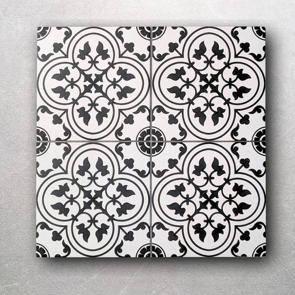 Chichester Black Victorian Wall and Floor Tile
