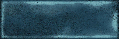 Splash Blue Ceramic Brick Shape  Wall Tile - SAMPLE