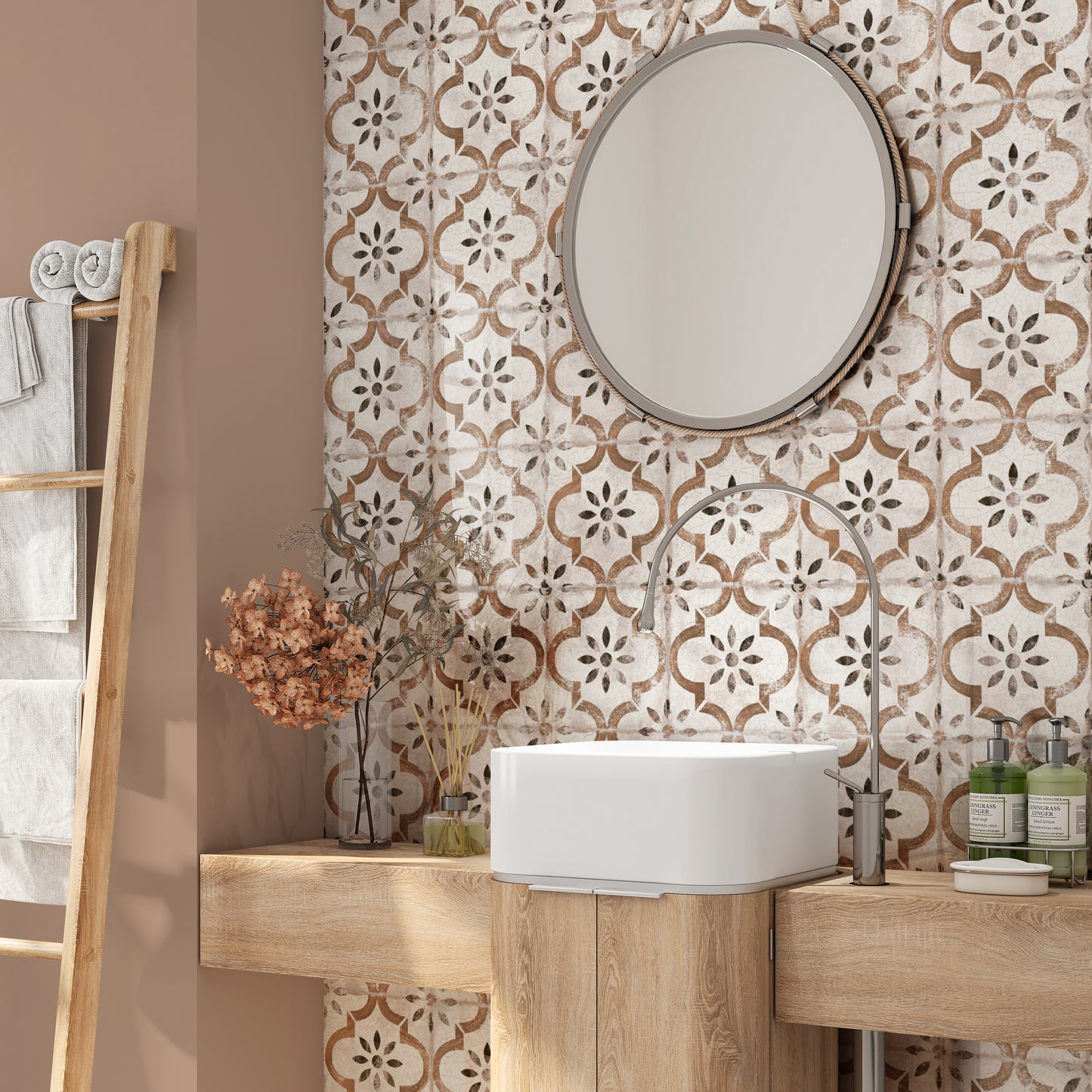 York Terracotta Victorian Wall And Floor Tile