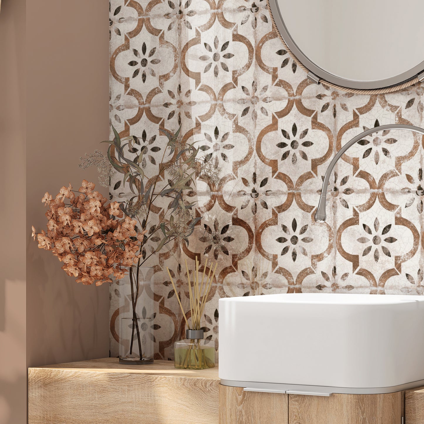 York Terracotta Victorian Wall And Floor Tile