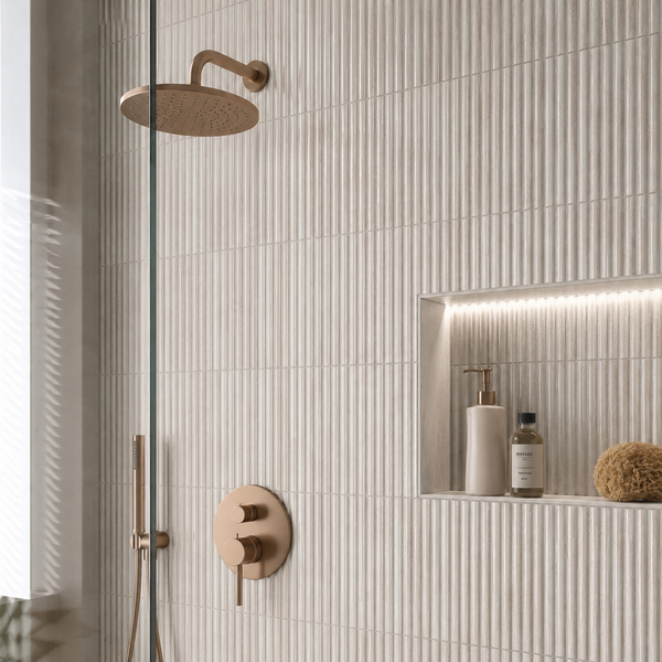 Raphael White Fluted Wall Tile