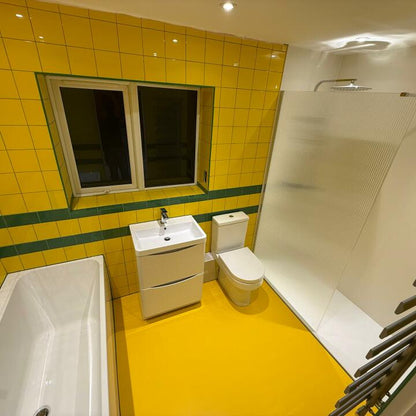 Elementary Yellow Square Wall Tile