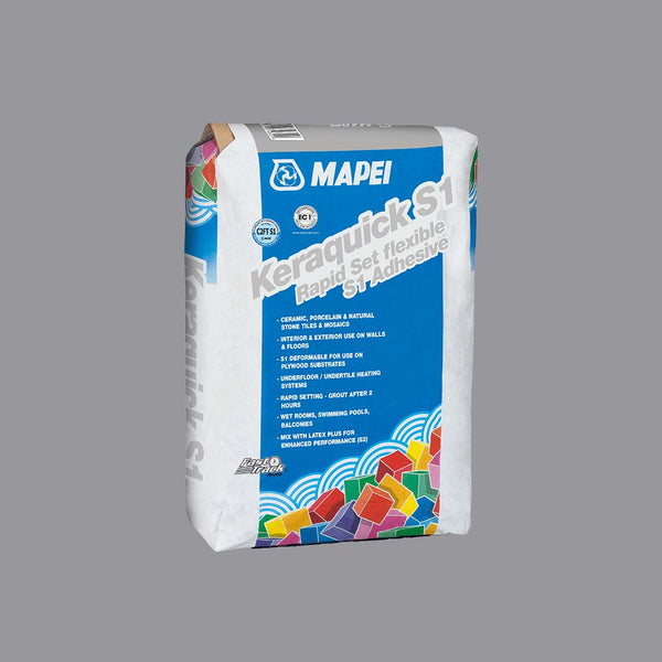 Flexible Rapid Set Adhesive Grey 20Kg Keraquick