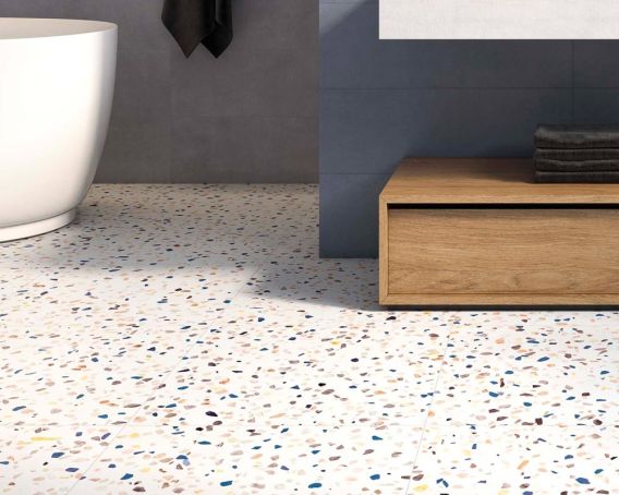 Megan Multi Square Floor Tile - SAMPLE