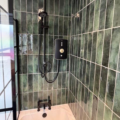 Parker Moss Green Brick Shape Wall Tile