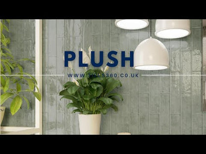 Plush Green/Grey Wall Tile