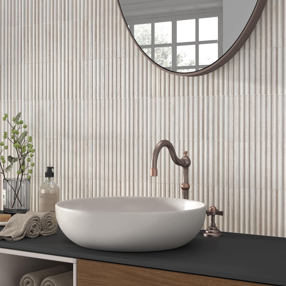Fluted Tiles | Reeded & Ribbed Wall Tiles | Tiles360