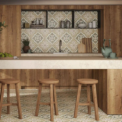 Woodstock Clay Patterned Wall and Floor Tile