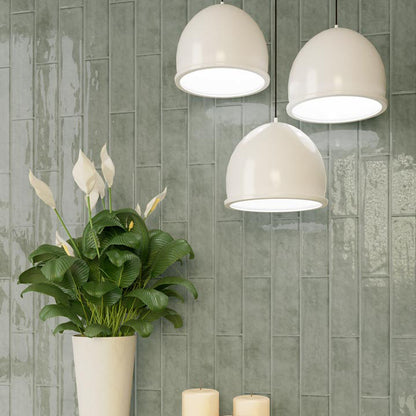 Plush Green/Grey Wall Tile