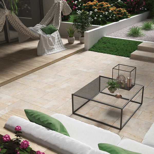 Mayfair Ivory Outdoor Tile