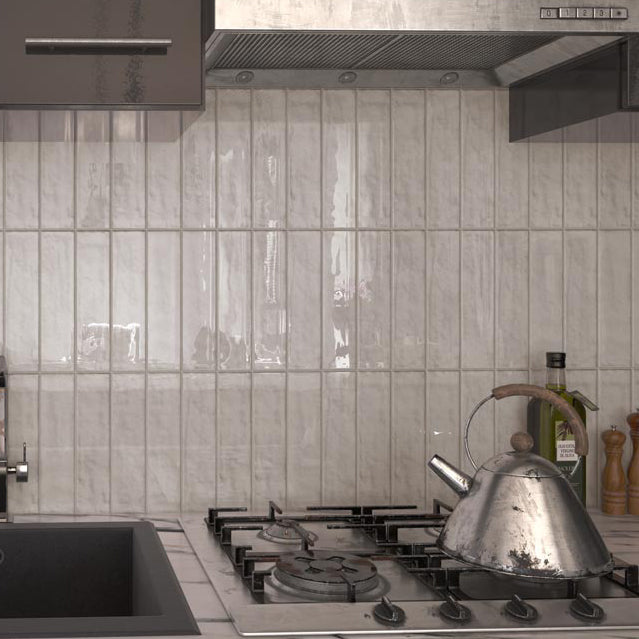 Plush Pale Grey Wall Tile