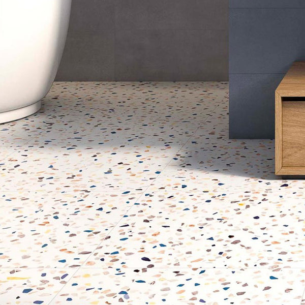 Megan Multi Square Terrazzo Wall And Floor Tile