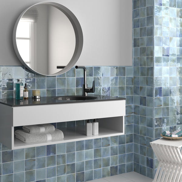 Vietnam Sky Blue Square Wall Tile