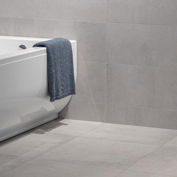 Broadway Mid Grey Stone Effect Wall Tile