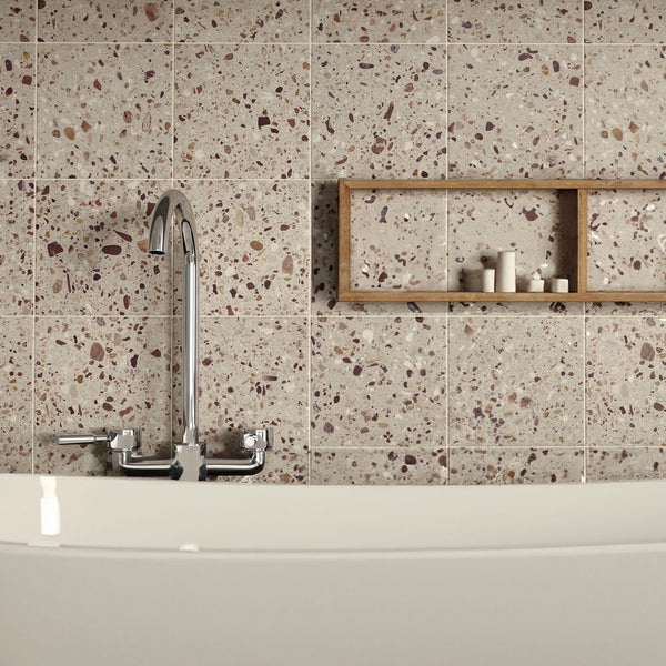 Dapper Beige Terrazzo Effect Small Wall and Floor Tile