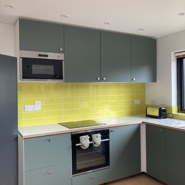 Sonic Yellow Gloss Wall Tile