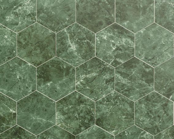 Green Hexagon Wall and Floor Tile - Lucca Range |Tiles360