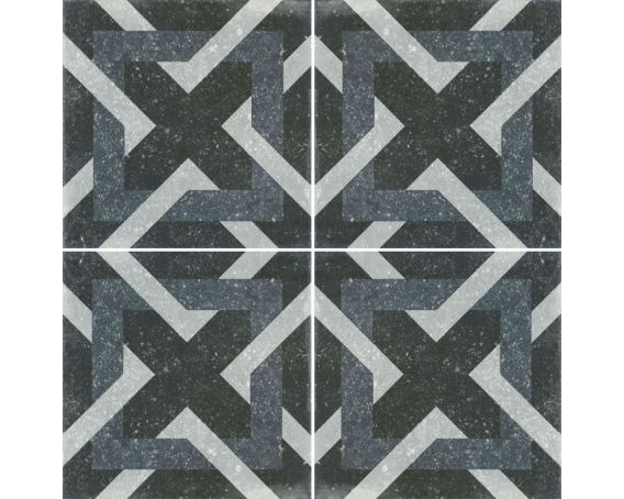 Geometric Floor Tile Layout Patterns Abstract Geometric Black Premium