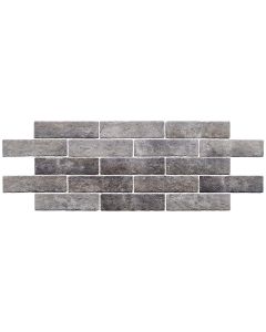 Brick Effect Wall Tile Graphite - Moorland Range |Tiles360